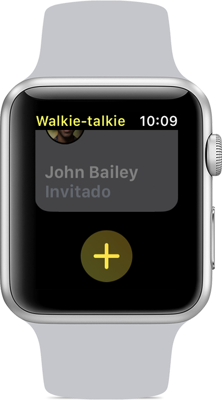 Amigos en la app Walkie-talkie