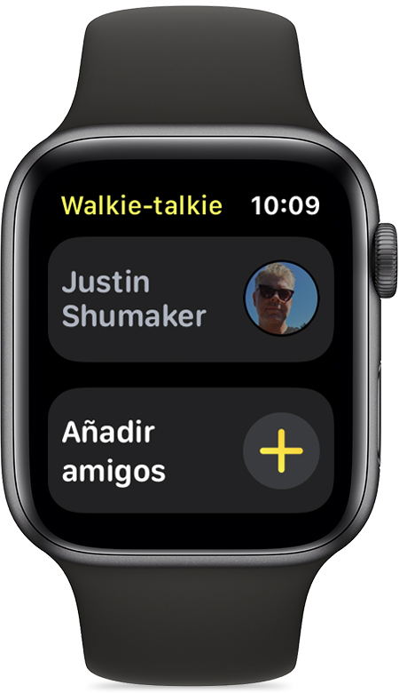 Utilizar Walkie-talkie en el Apple Watch - Soporte técnico de Apple (ES)