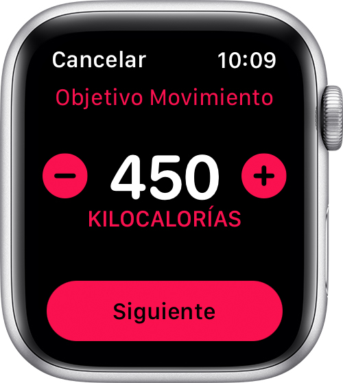 Cambiar tus objetivos en el Apple Watch - Soporte técnico de Apple (ES)