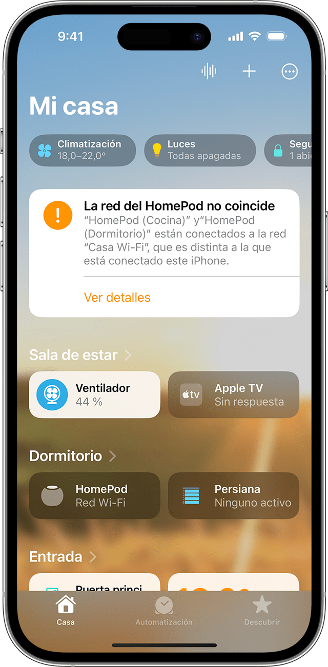 Si el o HomePod no responde - Soporte técnico Apple (ES)