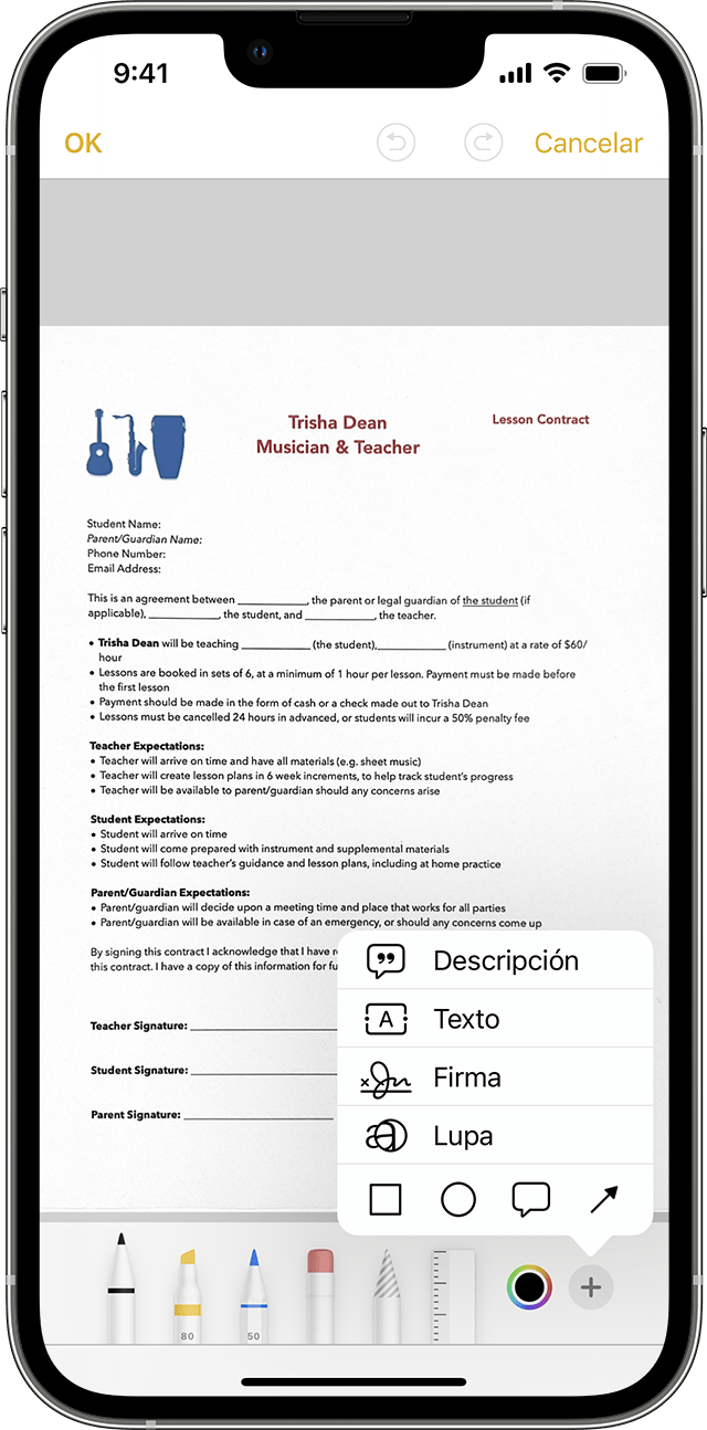 Cómo escanear documentos en tu iPhone o iPad - Soporte técnico de Apple (ES)