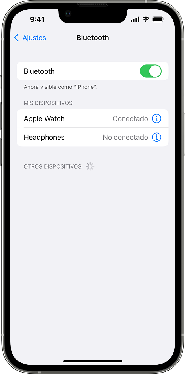 Enlazar un accesorio Bluetooth de fabricante con el iPhone o iPad - técnico (ES)