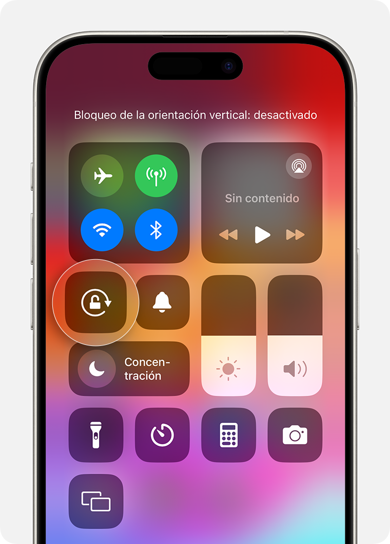 Girar la pantalla en el iPhone o iPod touch - Soporte técnico de Apple (ES)