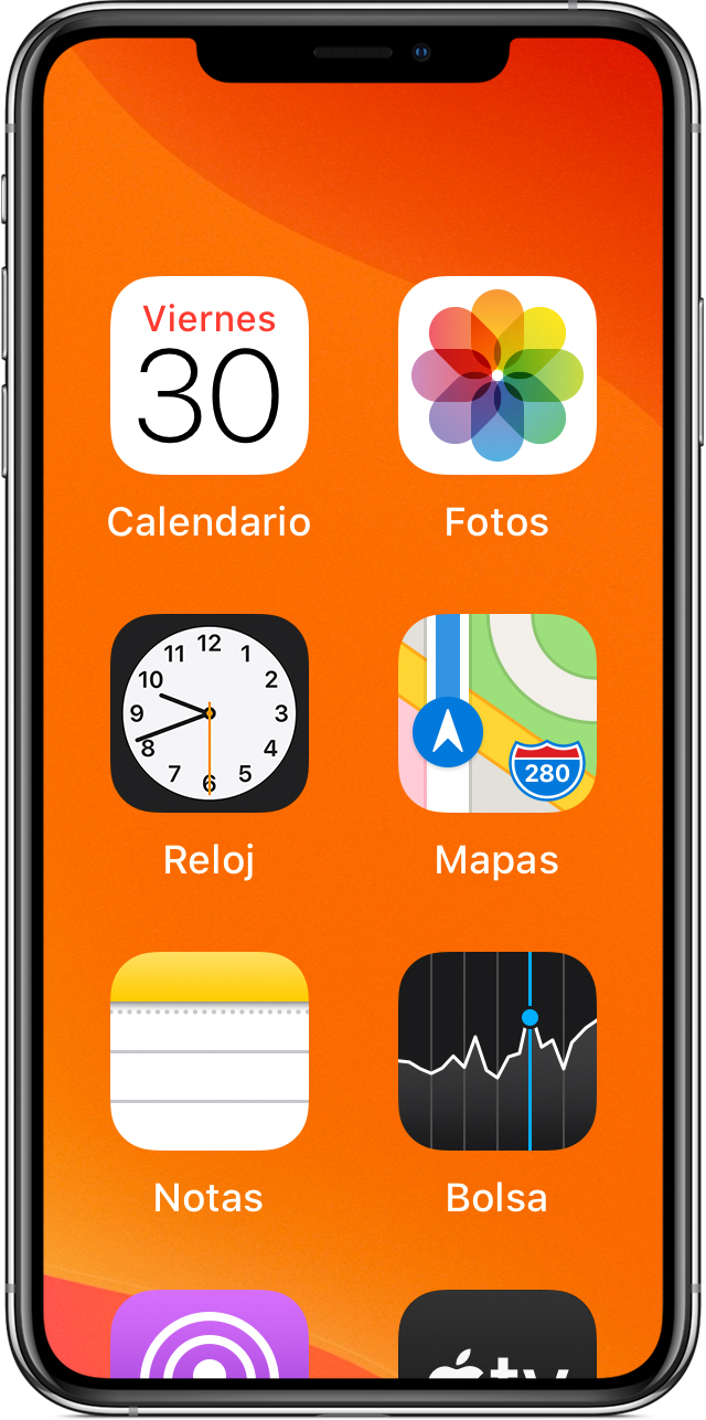 Si los iconos de la pantalla de inicio están ampliados en el iPhone, iPad o  iPod touch - Soporte técnico de Apple (ES)