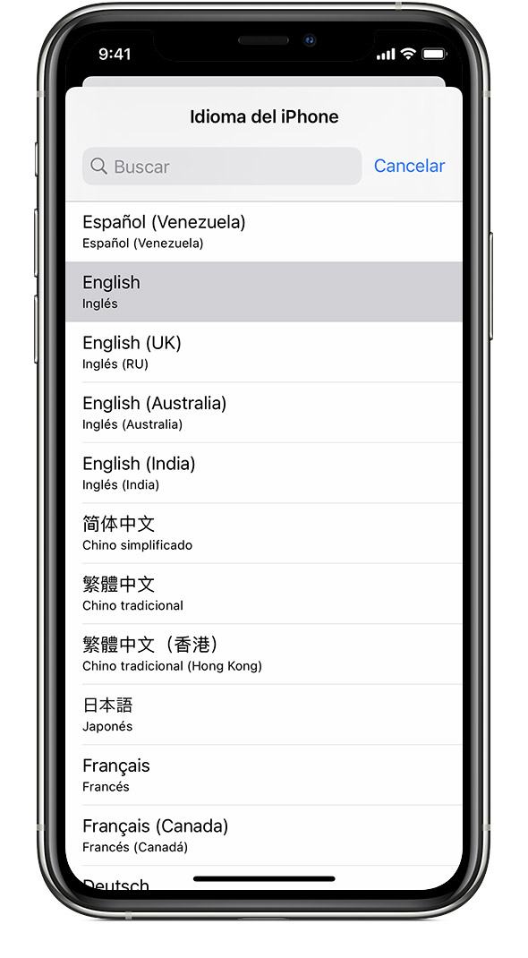 Cambiar El Idioma En El Iphone Ipad O Ipod Touch Soporte Tecnico De Apple
