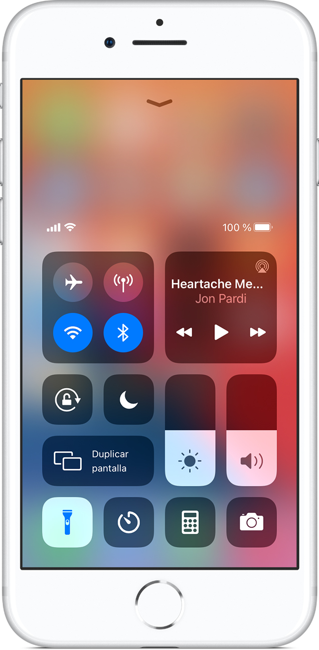 Como Utilizar La Linterna En El Iphone Ipad Pro O Ipod Touch Soporte Tecnico De Apple