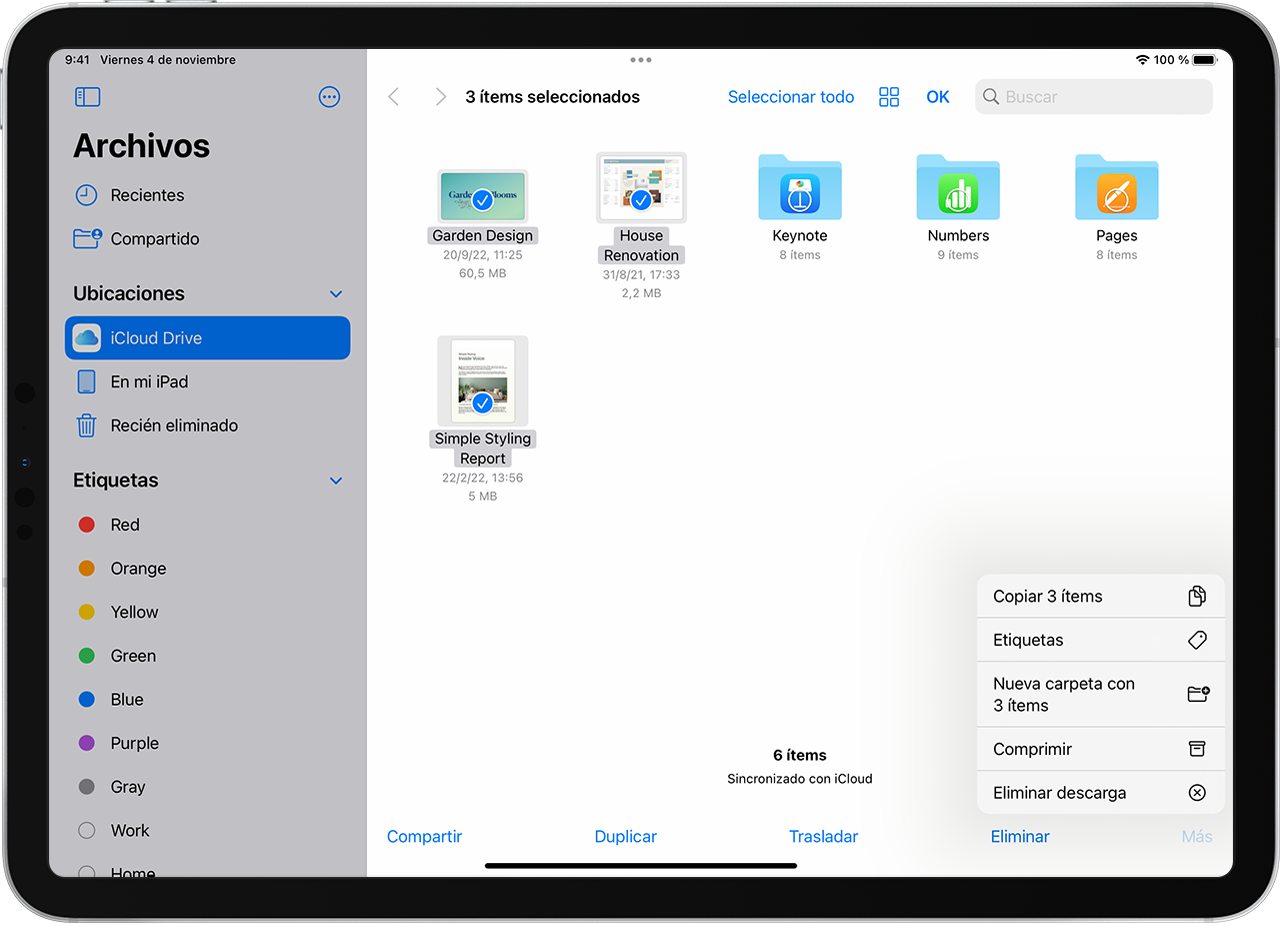 Cómo abrir archivos ZIP en el iPhone, iPad o iPod touch - Soporte técnico  de Apple (ES)