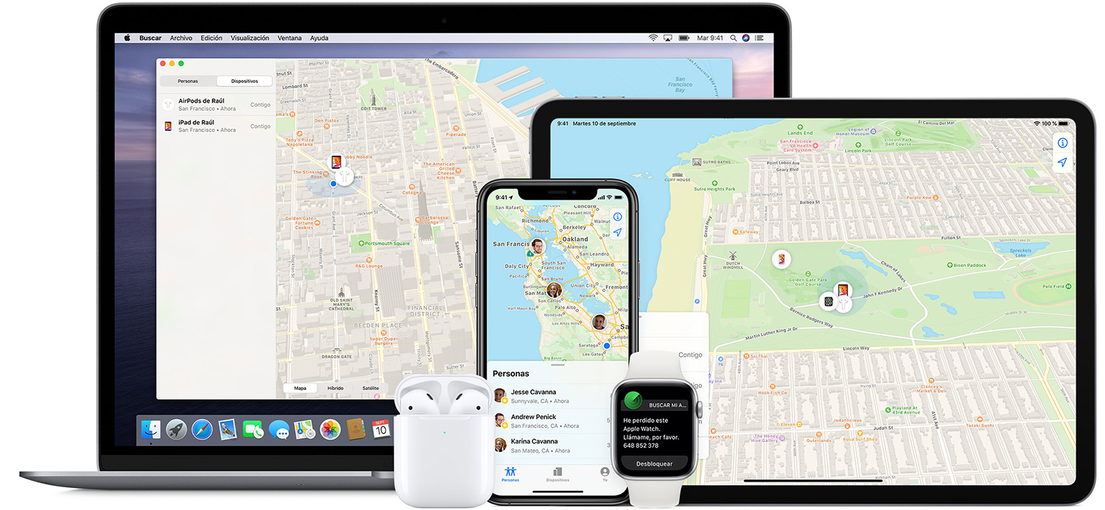 Usar La App Buscar Para Localizar Un Dispositivo Perdido O Robado Soporte Tecnico De Apple