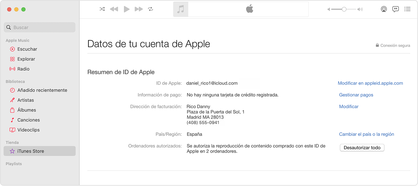 Ver o cancelar reservas de apps, películas, música o libros - Soporte  técnico de Apple (ES)