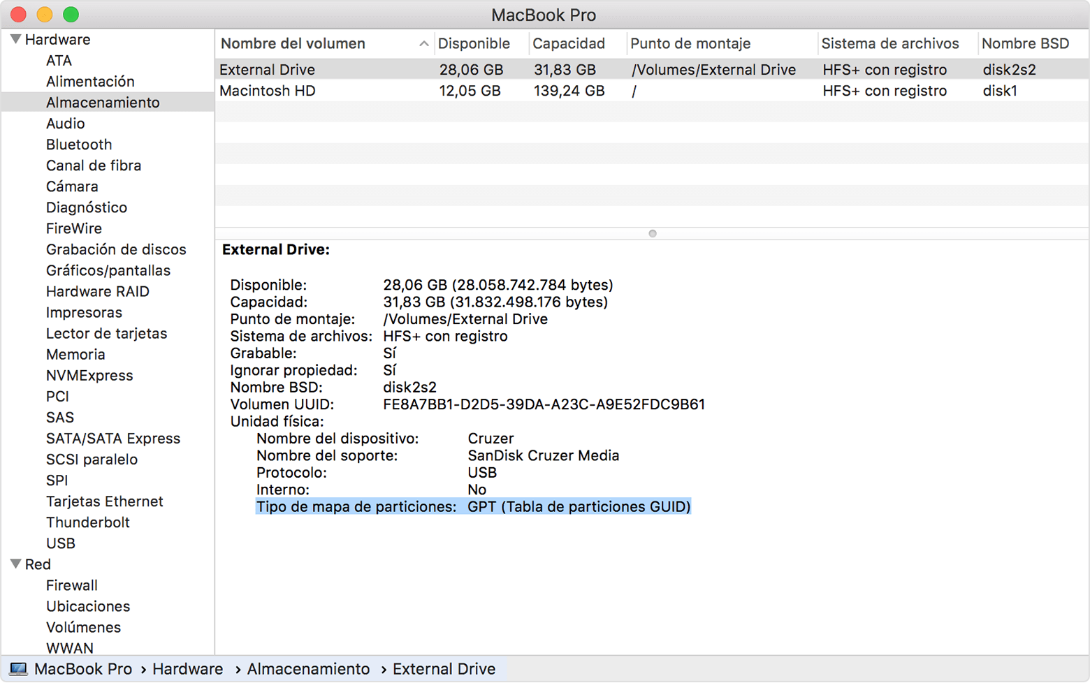 macos sierra about this mac system report storage partition type