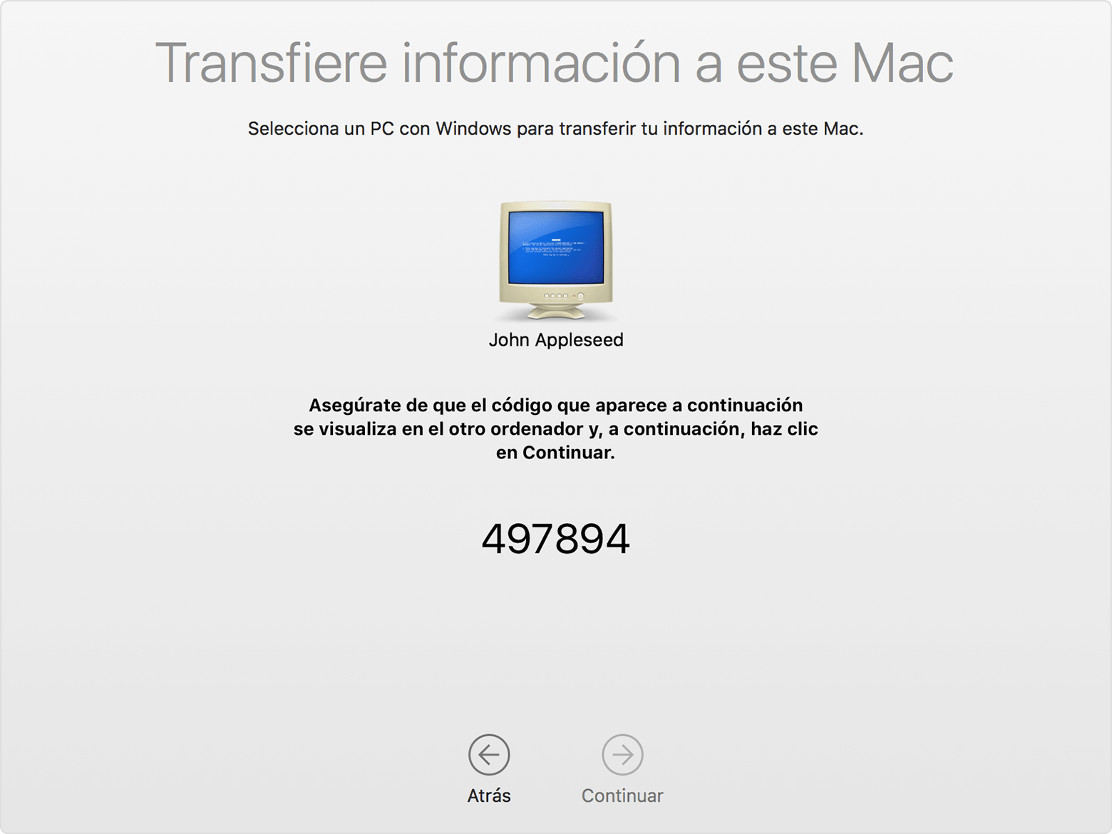 Trasladar Los Datos De Un Pc Al Mac Soporte Técnico De Apple Es 8361