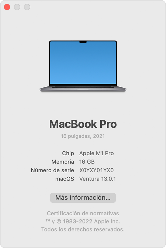 Descubrir qué macOS utiliza tu Mac - Soporte técnico de Apple (ES)