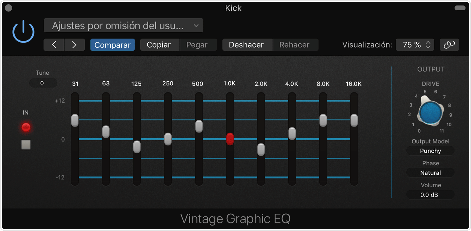 Acerca de Vintage EQ en Logic Pro para Mac y MainStage - Soporte técnico de  Apple (ES)