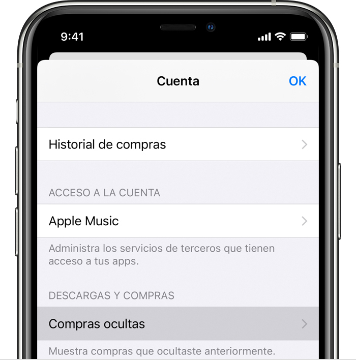 Ocultar Las Compras De App Store Soporte Tecnico De Apple