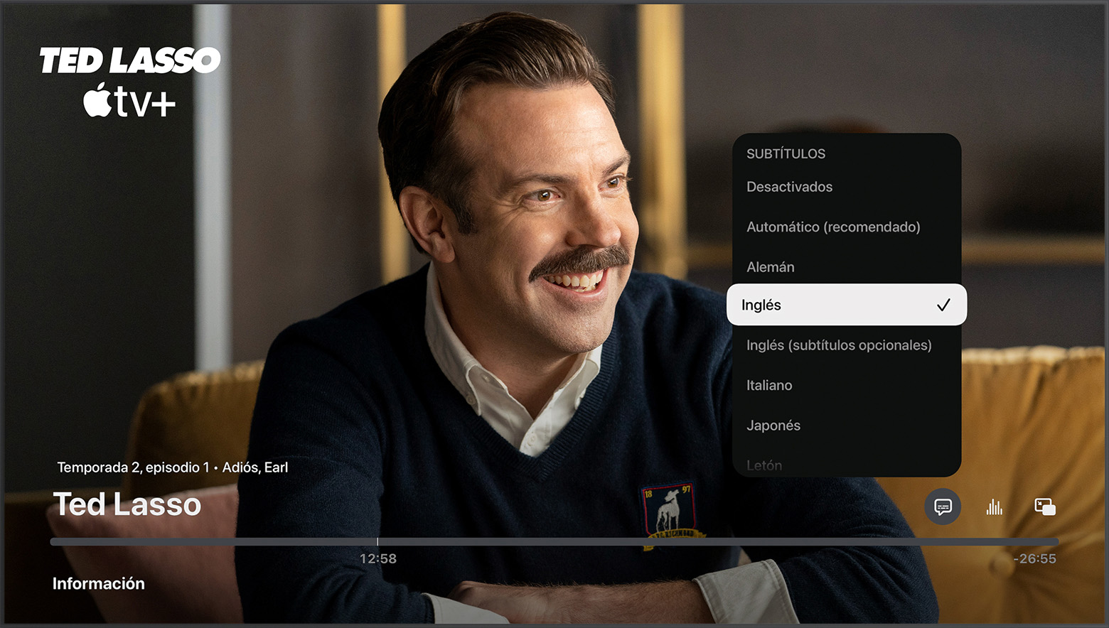 Porque Todas Las Peliculas De Netflix Me Salen En Ingles Cambiar subtítulos o idiomas de videos en la app Apple TV o en iTunes Store  - Soporte técnico de Apple