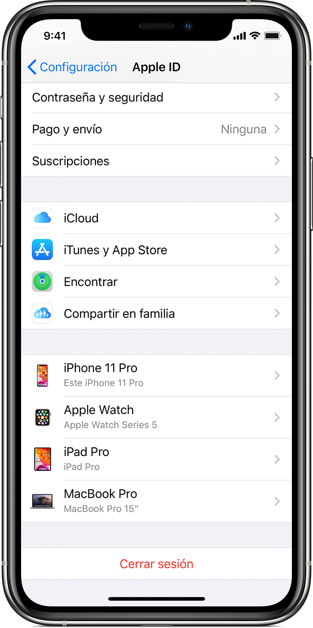 Consultar La Lista De Dispositivos De Tu Apple Id Para Ver En Cuales Iniciaste Sesion Soporte Tecnico De Apple