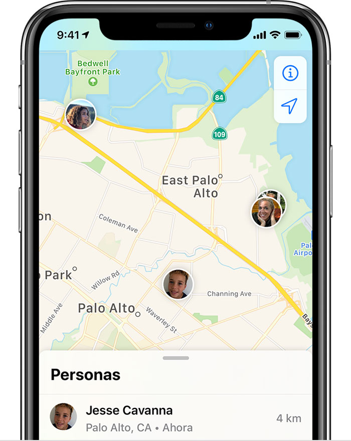 Buscar amigos y compartir la ubicación con Encontrar - Soporte técnico de  Apple