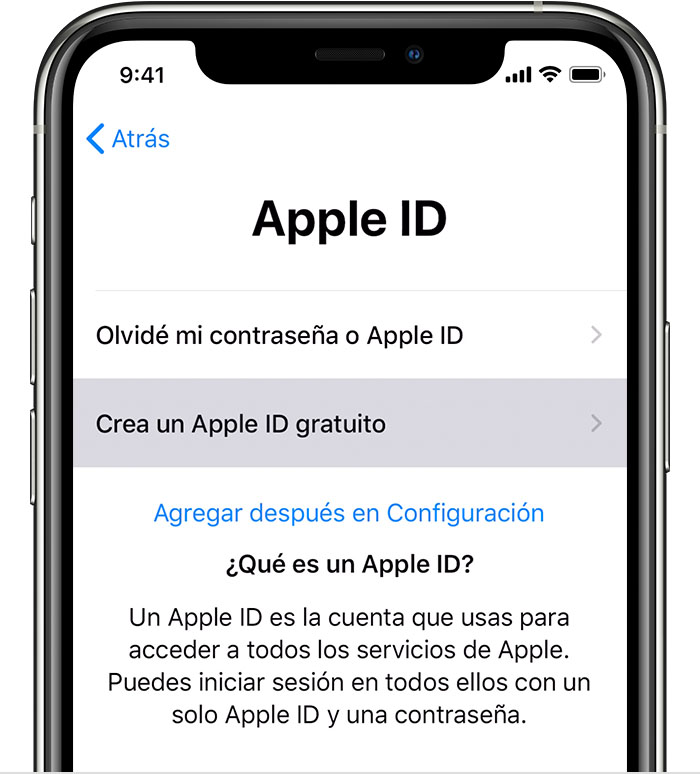 Cómo crear un Apple ID nuevo - Soporte técnico de Apple