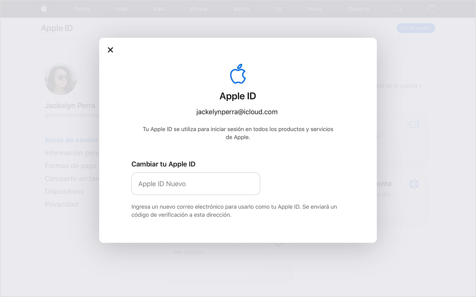 Cambiar tu Apple ID - Soporte técnico de Apple (MX)