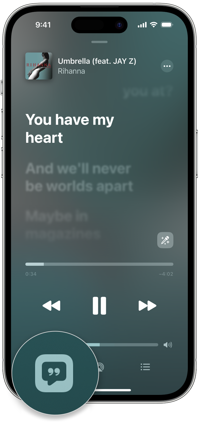 Ver letras y cantar en Apple Music en tu iPhone o iPad - Soporte técnico de  Apple (CO)