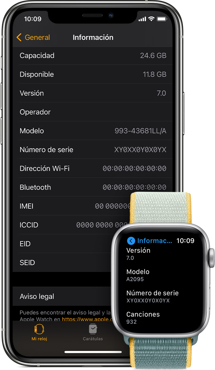Cómo encontrar el número de serie o el IMEI del Apple Watch - Soporte  técnico de Apple (MX)