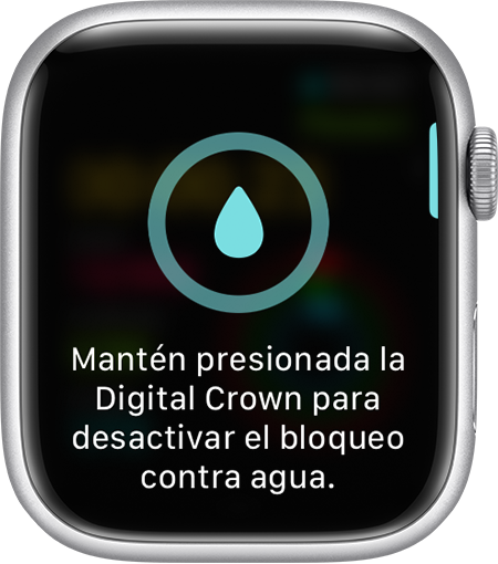 Cómo usar el Bloqueo contra agua y eliminar el agua del Apple Watch -  Soporte técnico de Apple (CL)