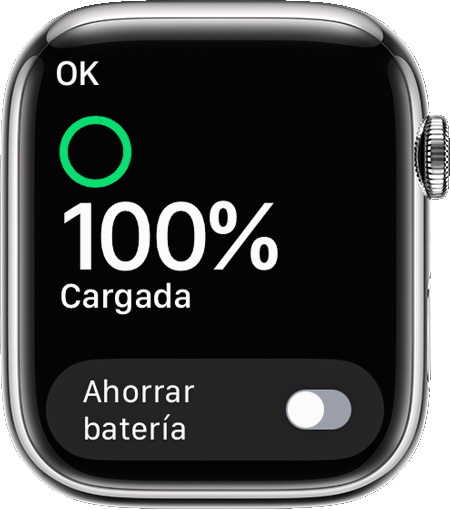 Comprobar la carga de la batería cargar el Apple Watch - Soporte técnico de Apple (MX)