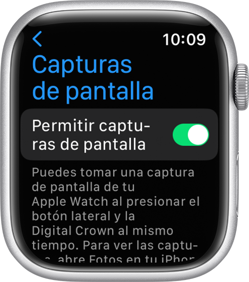 Hacer una captura de pantalla del Apple Watch - Soporte técnico de Apple