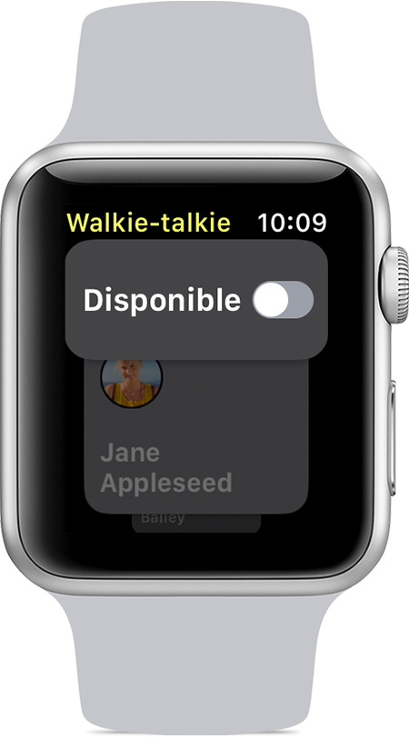Disponibilidad desactivada en Walkie-talkie