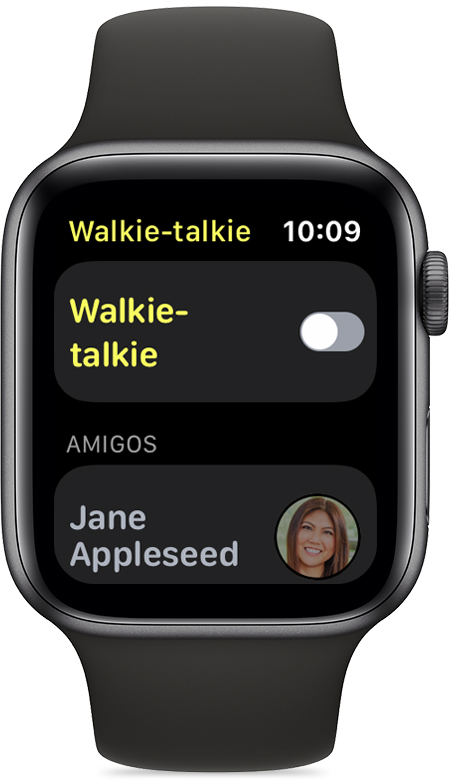 Usar Walkie-talkie en un Apple Watch - Soporte técnico de Apple