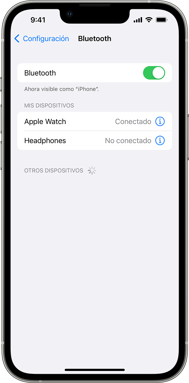 Defectuoso Verter Establecer Enlazar un accesorio Bluetooth de proveedores independientes con el iPhone  o iPad - Soporte técnico de Apple (MX)