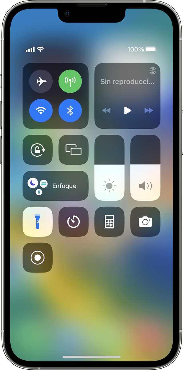 Centímetro Abultar Posicionamiento en buscadores Encender y apagar la linterna del iPhone o iPad Pro - Soporte técnico de  Apple