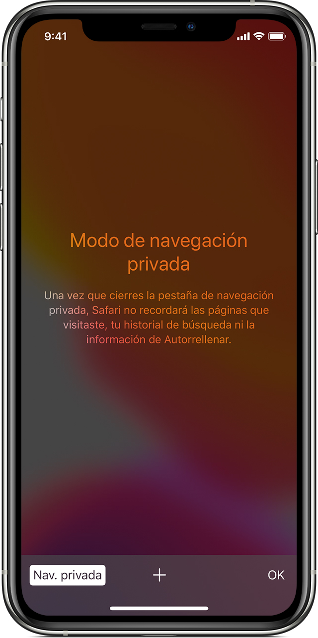 Activar o desactivar la Navegación privada en el iPhone o iPod touch -  Soporte técnico de Apple