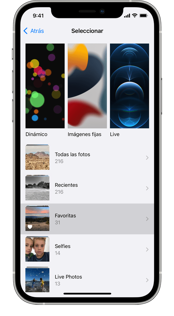 Cambiar el fondo de pantalla en el iPhone - Soporte técnico de Apple