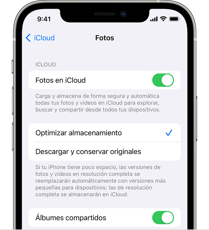 Configurar y usar Fotos de iCloud - Soporte técnico de Apple (MX)