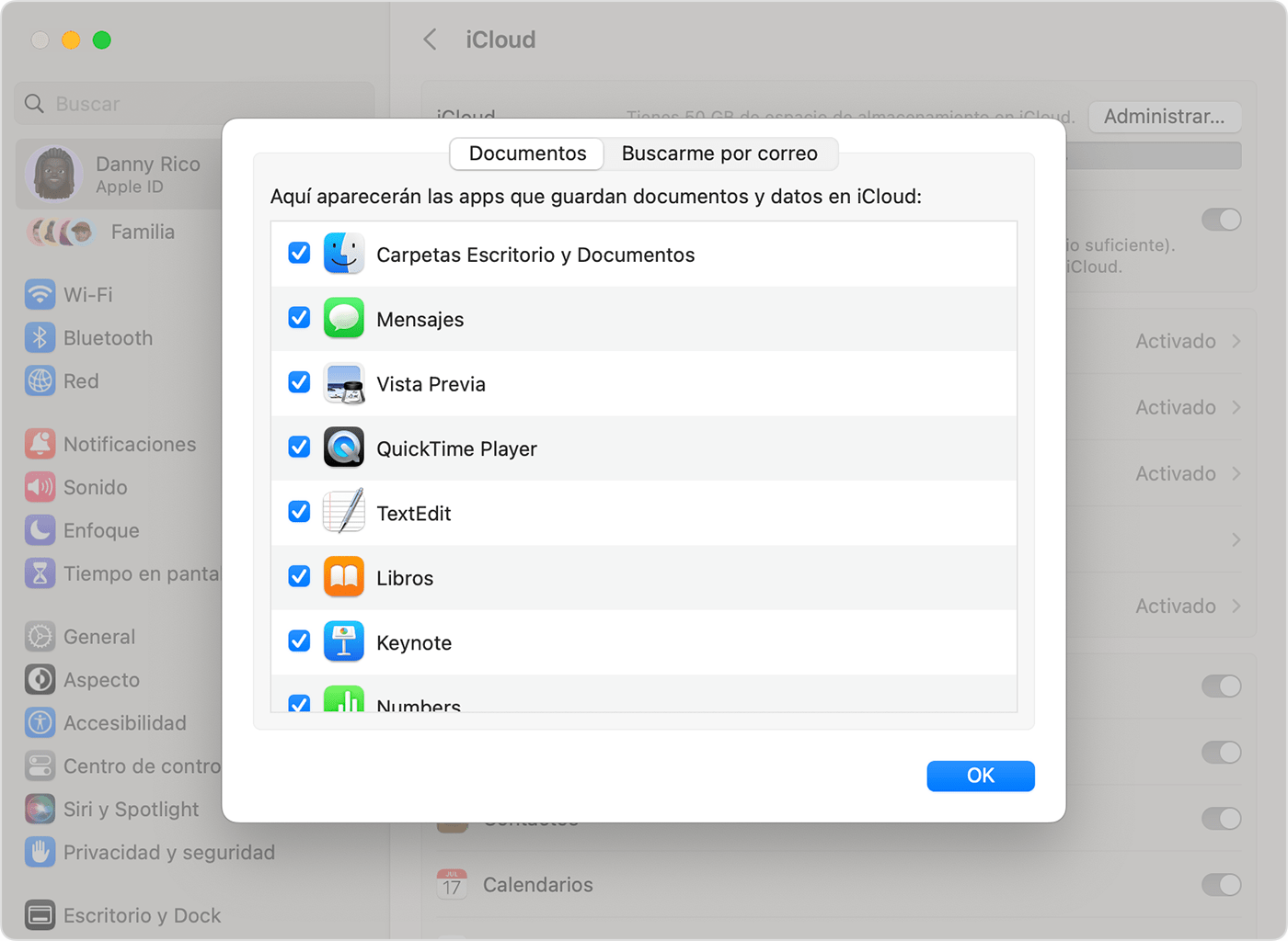 Almeja Sureste Nueve Agregar tus archivos de Escritorio y Documentos a iCloud Drive - Soporte  técnico de Apple