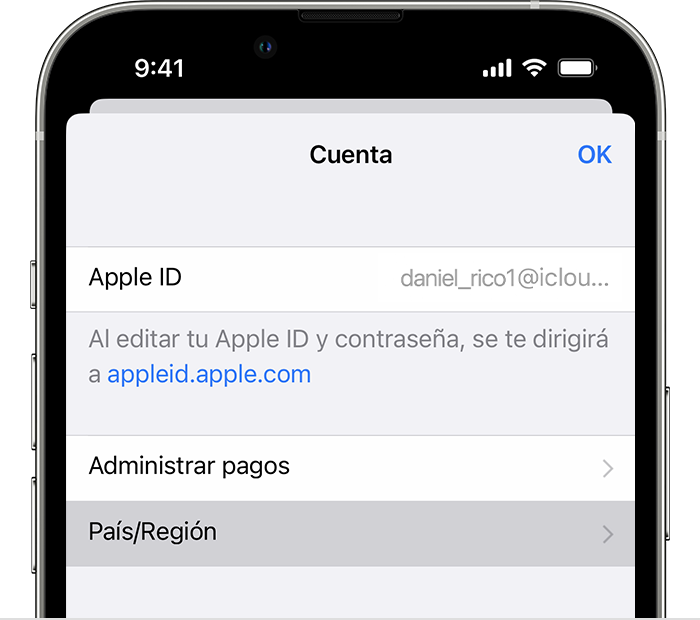 Cambiar El País O La Región De Tu Apple Id Soporte Técnico De Apple Mx 