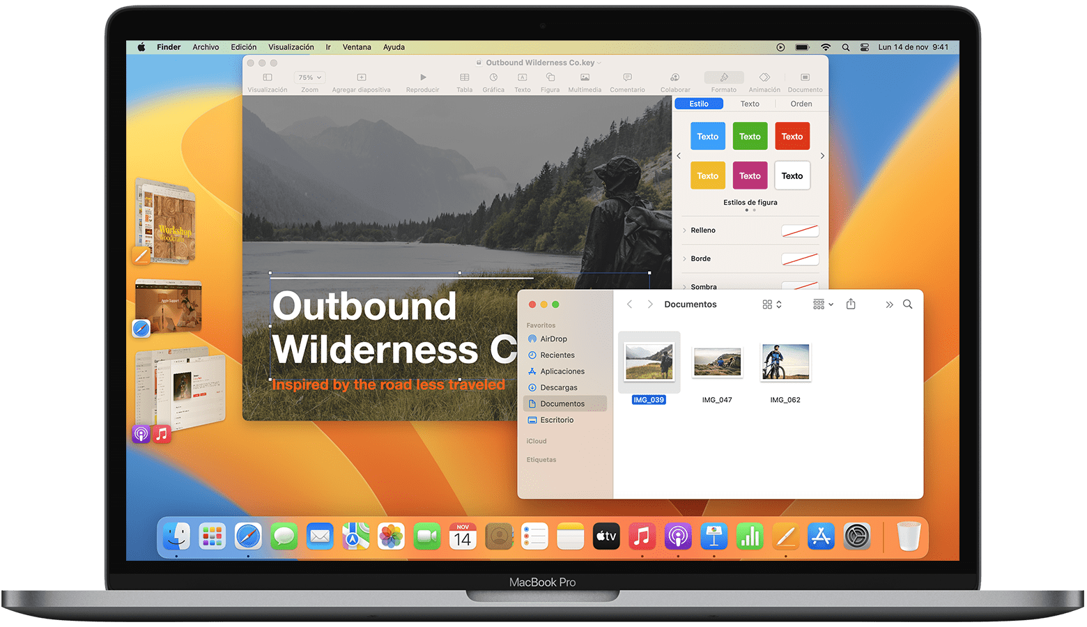 tanto Leopardo alias Usar el organizador visual para ordenar apps y ventanas en la Mac - Soporte  técnico de Apple (MX)