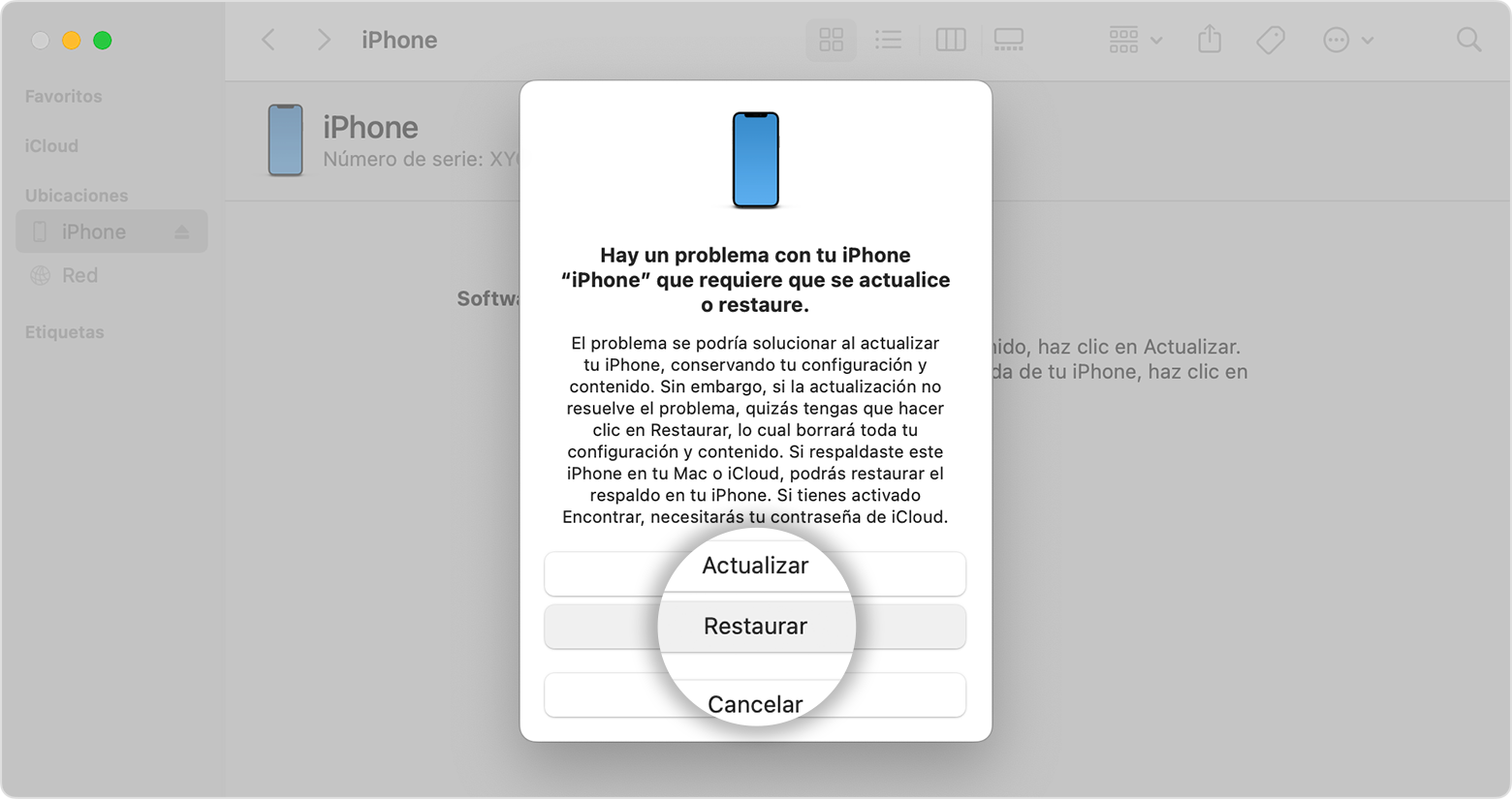 Si olvidaste el código del iPhone - Soporte técnico de Apple