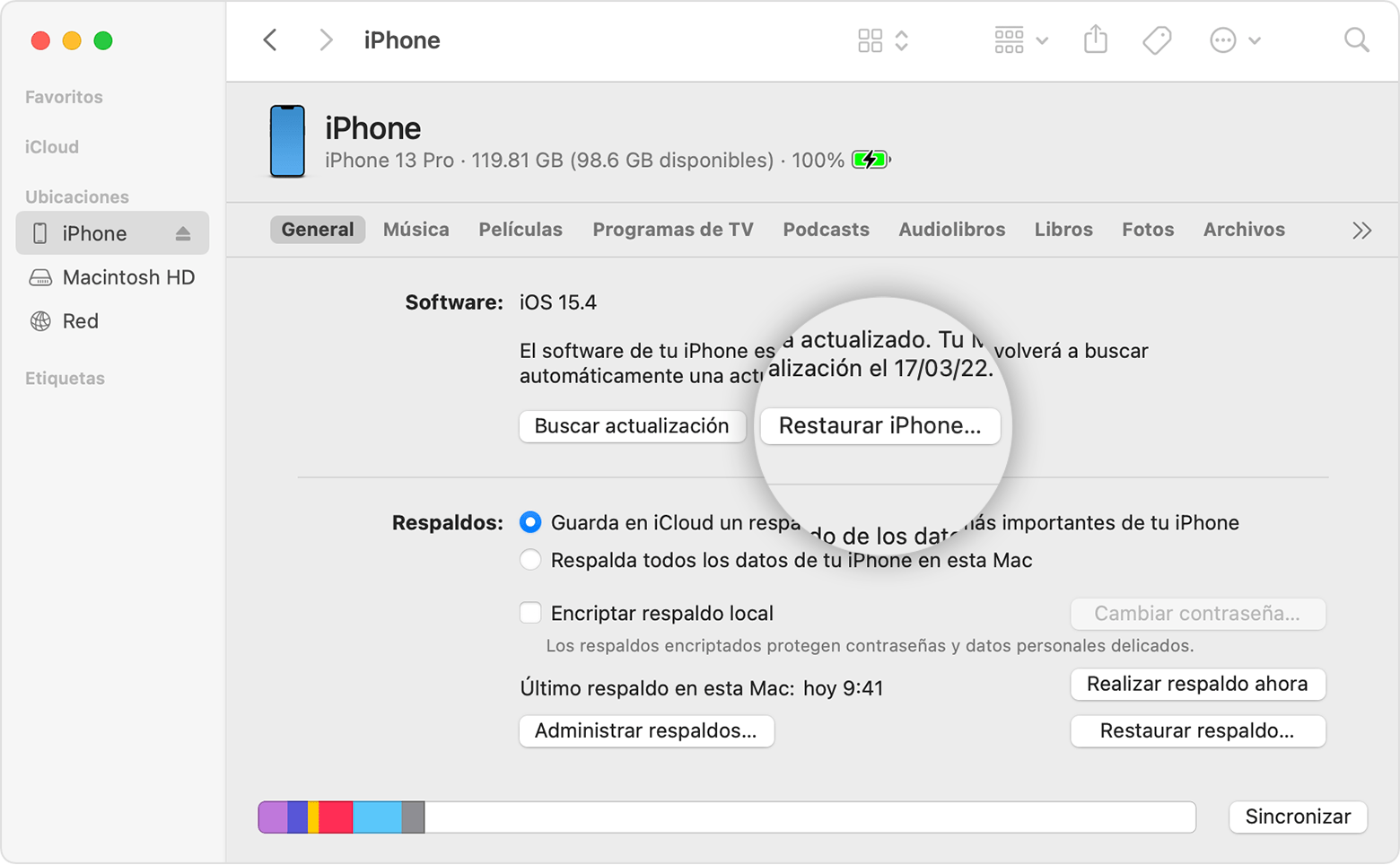 Restaurar tu iPhone, iPad o iPod a la configuración de fábrica - Soporte  técnico de Apple