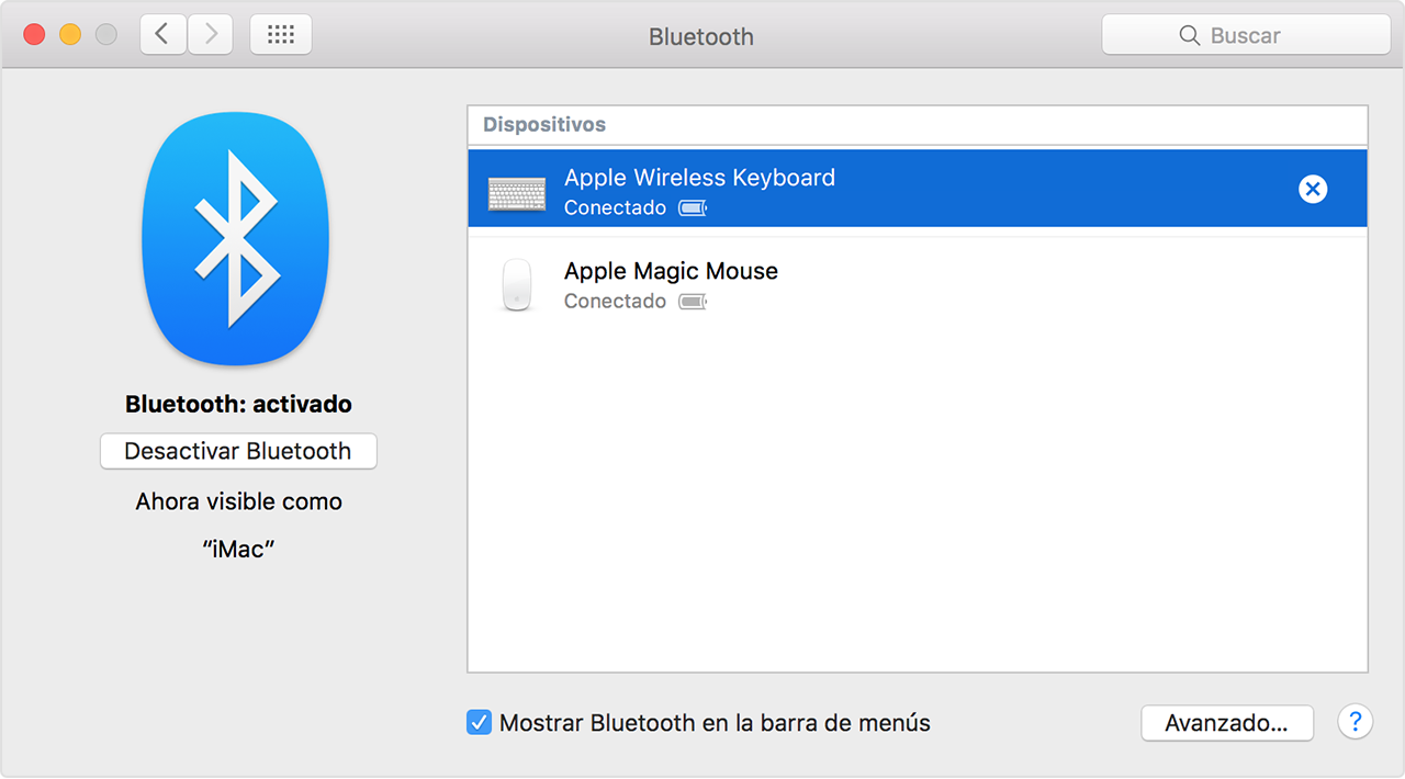 Instalar dispositivos bluetooth