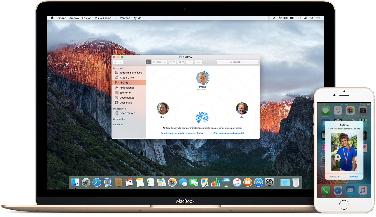Usar AirDrop para enviar contenido desde tu Mac - Soporte técnico de Apple