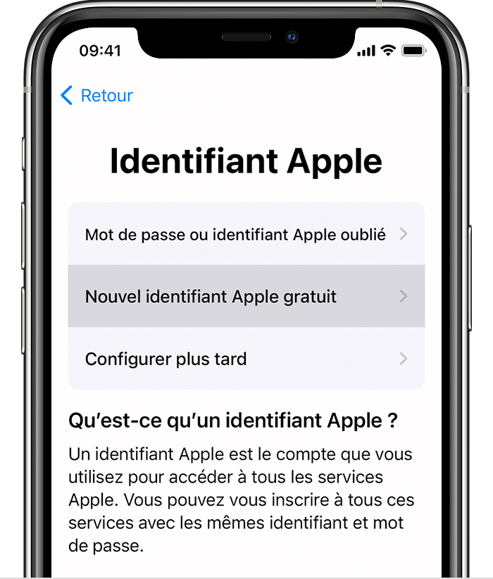 Comment créer un identifiant Apple Assistance Apple (CA)