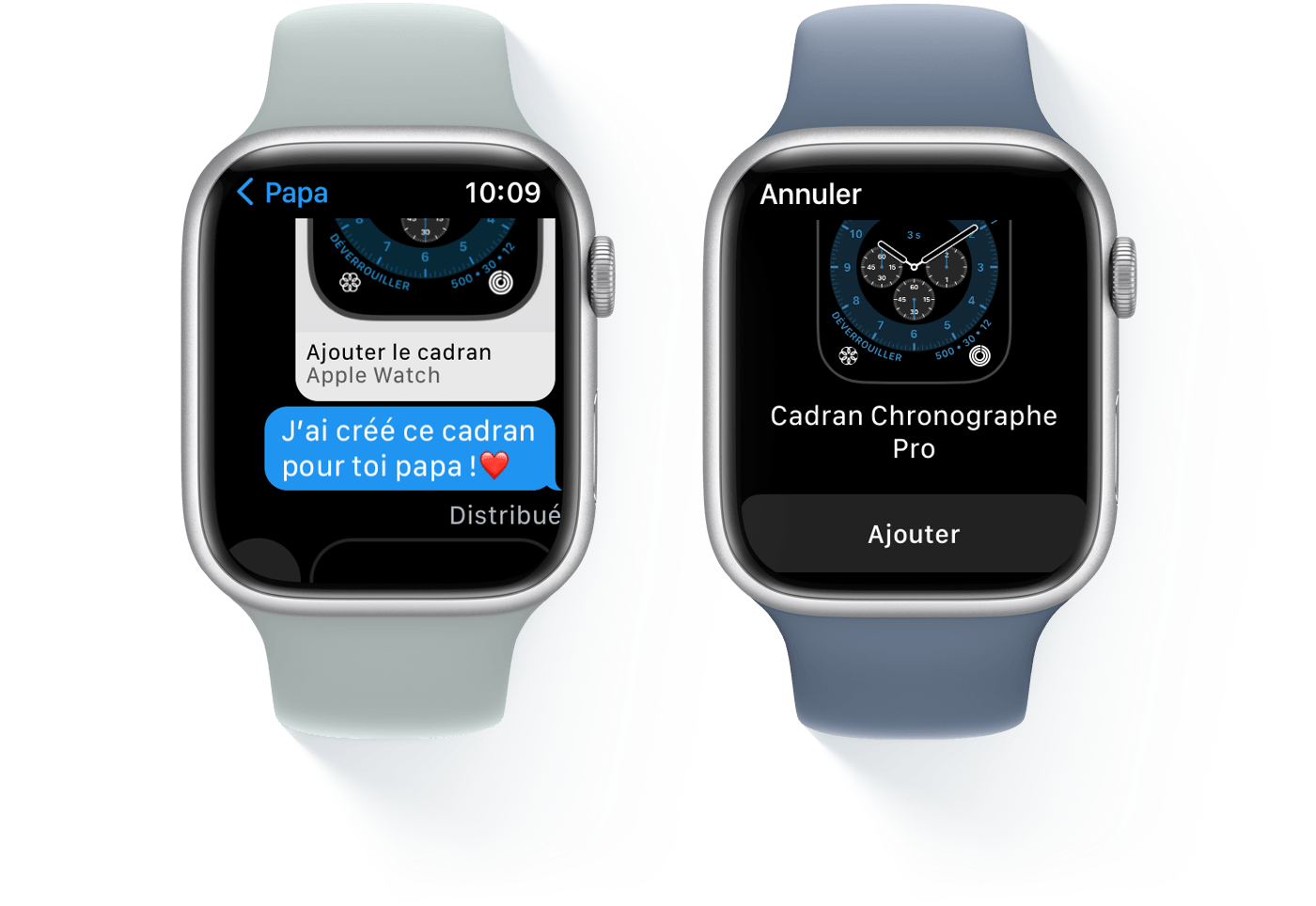 Partager les cadrans Apple Watch – Assistance Apple (CA)