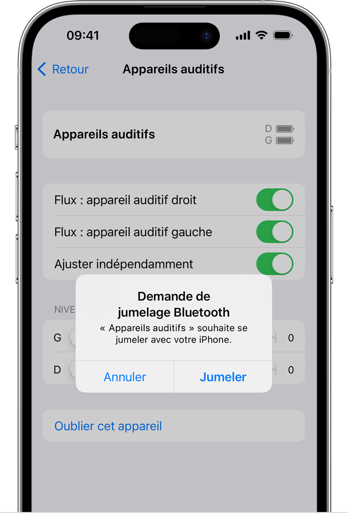 Utiliser des appareils auditifs Made for iPhone – Assistance Apple (CA)