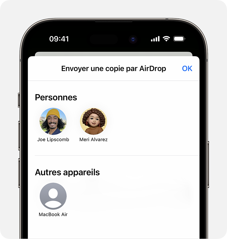 Comment utiliser AirDrop sur iPhone ou iPad – Assistance Apple (CA)