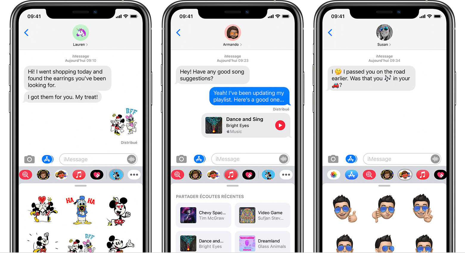 Utiliser les apps iMessage sur votre iPhone, iPad et iPod touch