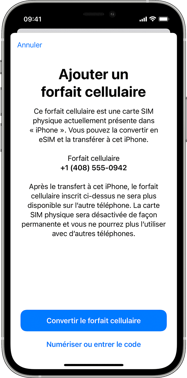Transferer Ou Convertir Votre Carte Sim Actuelle En Carte Esim Sur Votre Nouvel Iphone Assistance Apple Ca Transferer Ou Convertir Votre Carte Sim Actuelle En Carte Esim Sur Votre Nouvel Iphone Assistance Apple Ca