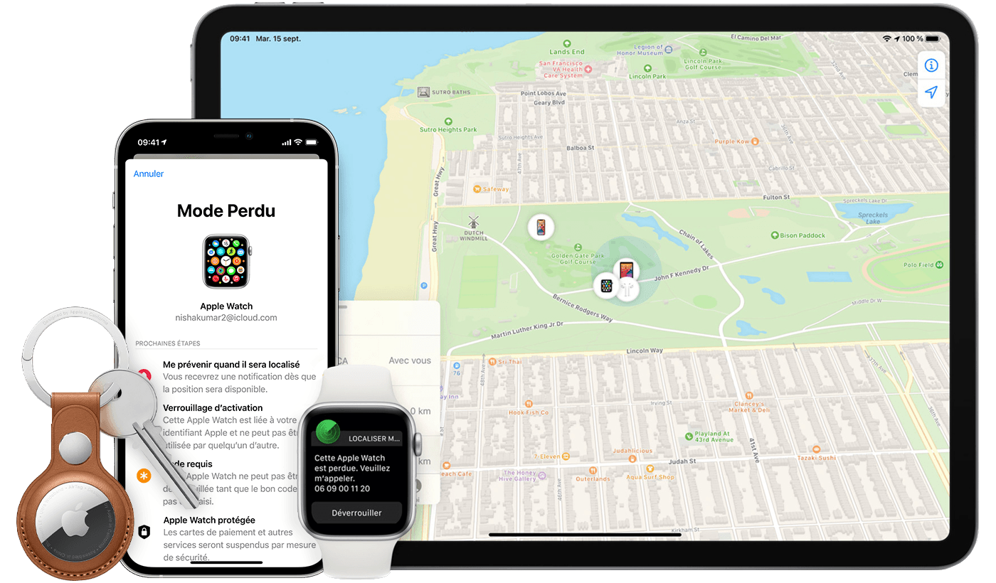 Comment Utiliser Une Carte Apple Store Utiliser l’app Localiser pour repérer un appareil ou un objet égaré