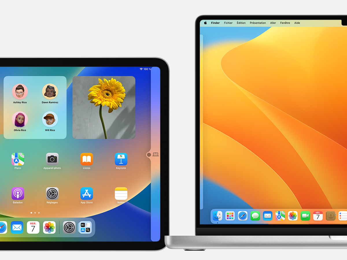 Contrôle universel : Utiliser un seul clavier et une seule souris pour  votre Mac et votre iPad – Assistance Apple (CA)